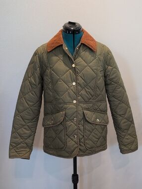 Altar’d State Quilted Barn Jacket – Olive